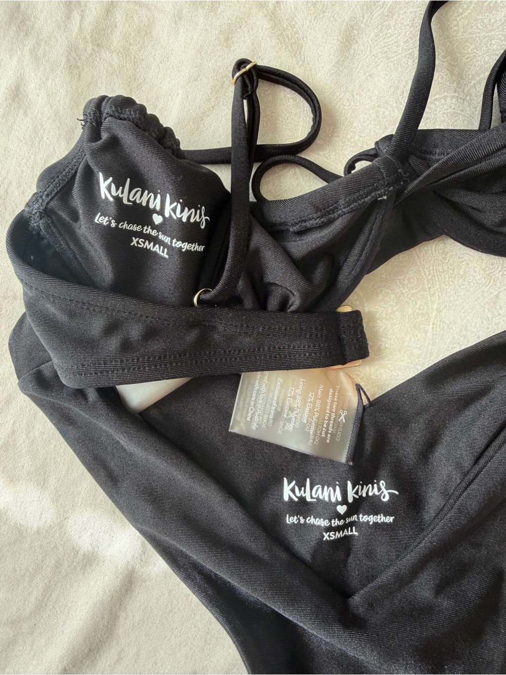 Kulani Kinis Black Bikini Set - Picture 4 of 4